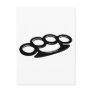 Brass knuckles post cards