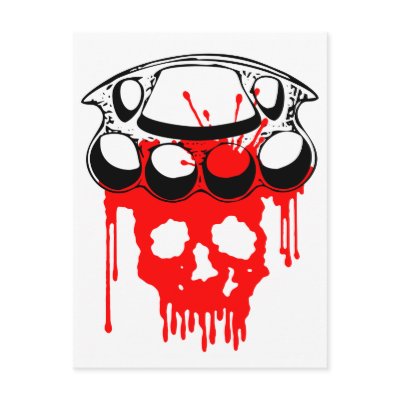Brass Knuckles Postcards by nassosvakalis