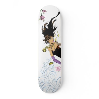 Brass Knuckles Skate Deck by 40ozcomics