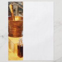 Brass Mortar and Pestle Custom Flyer