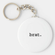 brat. keychains