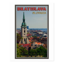 Bratislava Cityscape Post Card