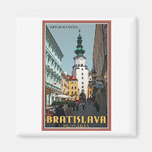 Bratislava - Michael's Tower Fridge Magnet