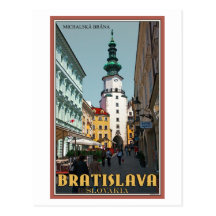 Bratislava - Michael's Tower Postcards