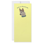 Bratty Ausky Dog Brattitude Customized Rack Card
