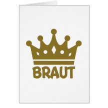 Braut Greeting Card