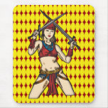 Brave Amazon Women Mouse Pads