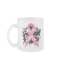 Brave Bitch - Breast Cancer Mugs
