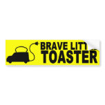 Brave Little Toaster Bumper Sticker bumper stickers