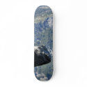 Brave Person Walking Out On The Glacier Point Ledg skateboards