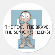 Brave Senior Sticker