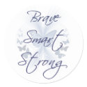 Brave Smart Strong stickers