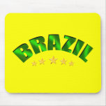 Brazil 5 times world cup 2014 world champions mouse pads