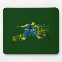 Brazil blood flesh and glory soccer futebol gifts mousepads