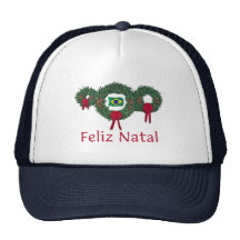 Brazil Christmas 2 Mesh Hats