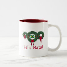 Brazil Christmas 2 Mugs