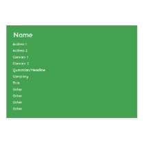 Brazil - Chubby business cards