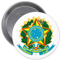 Brazil COA Pinback Button