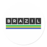 Brazil Colours design! stickers