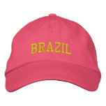 Brazil Female  Custom Hat embroidered hats