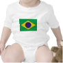 brazil flag baby creeper