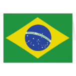 Brazil Flag Card
