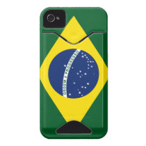 Brazil flag iphone 4 id case