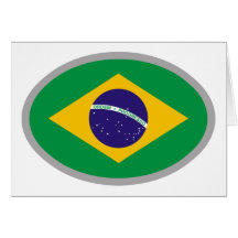 Brazil Flag - Cool Design! Cards