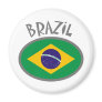 Brazil Flag - Cool Design! Magnet