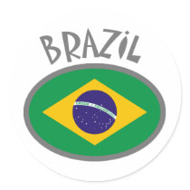 Brazil Flag - Cool Design! Stickers