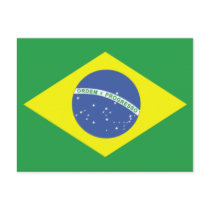 Brazil Flag Design Postcards