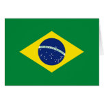 Brazil Flag Greeting Card