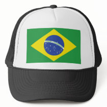 Brazil Flag Mesh Hats