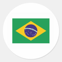Brazil FLAG International Sticker