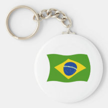 Brazil Flag Keychain