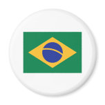 Brazil flag refrigerator magnets