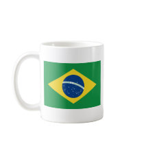 Brazil Flag ~ Map Mug