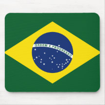 Brazil flag mouse mats