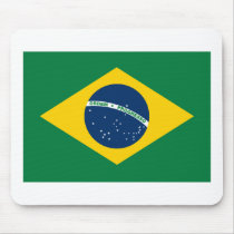 Brazil Flag Mousepad