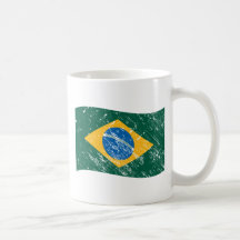 Brazil flag mugs