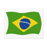 Brazil Flag Postcard