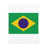 brazil flag postcards