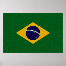 BRAZIL FLAG Poster