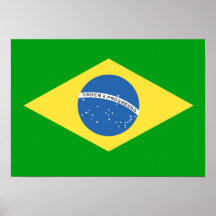 Brazil Flag Print