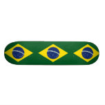 Brazil flag skate board deck