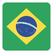 Brazil Flag Sticker
