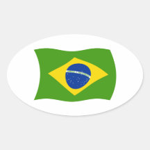 Brazil Flag Sticker
