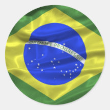 Brazil Flag Sticker