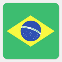 Brazil Flag Stickers
