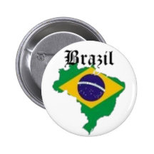 BRAZIL FLAG  T-SHIRT AND ETC PINBACK BUTTON